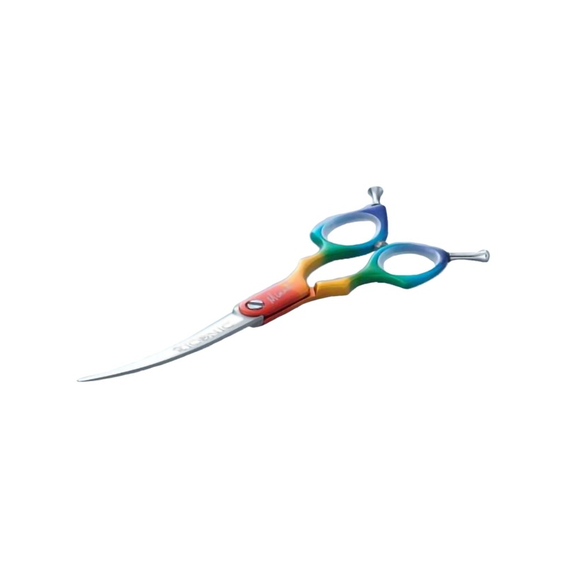 TRUE ICONIC Minuet 6 Rainbow Curve Shear - Quality Animal Support Platform