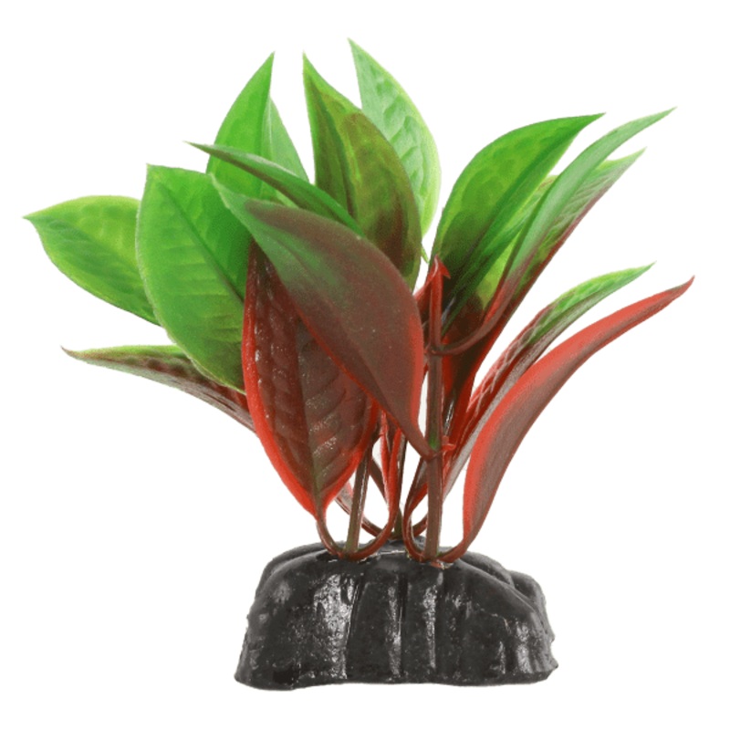 Fish Gear Green Spiked Leaf Bonsai Tree Plastic Aquarium Plant ...